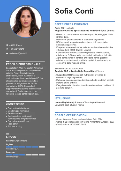 come mandare curriculum Barilla