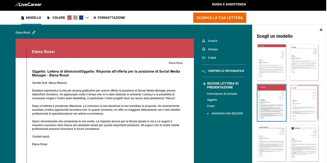 come rifiutare una proposta di lavoro