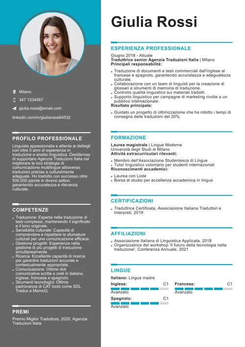 curriculum linguista