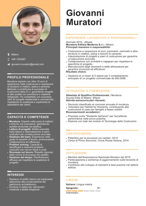 curriculum muratore