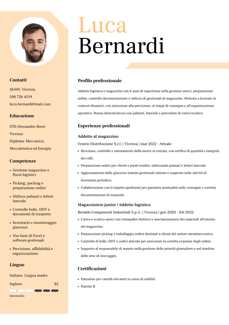 Curriculum modificabile Modèle 7