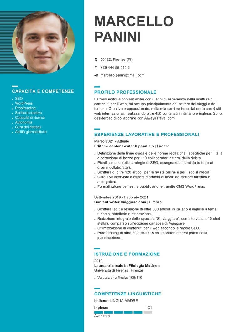 Curriculum Vitae Creativo 25 Modelli Di CV Creativo Curriculum Vitae Creativo 25 Modelli Di CV Creativo
