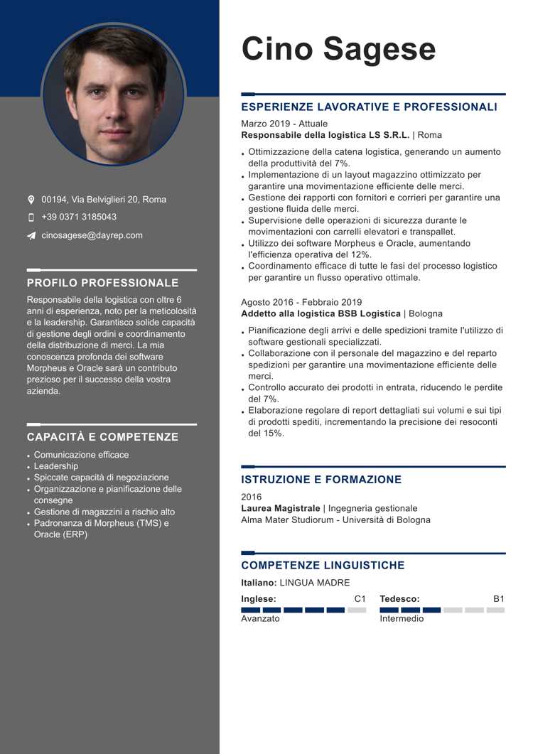 layout cv