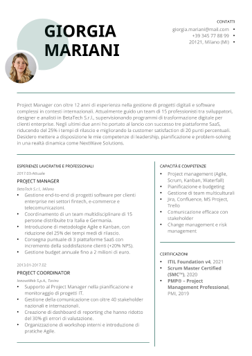 Trova lavoro con i CV di LiveCareer