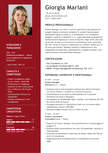  Curriculum online con LioveCareer