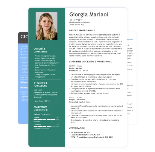 Modelli di Cv da personalizzare